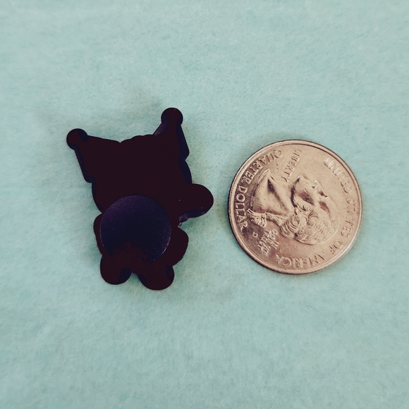 🍭7/$15 Kuromi in a Maid Outfit Croc Charm - Picture 2 of 4